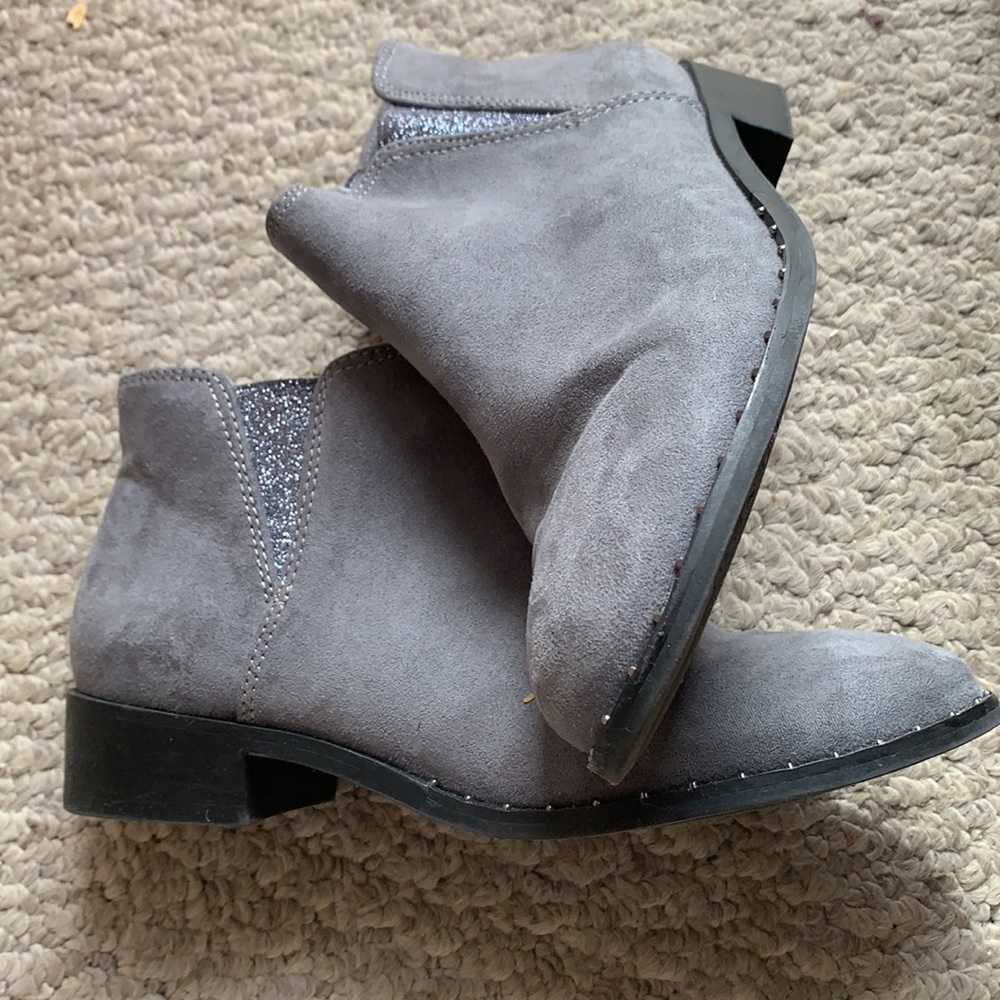 Old Navy Girls Faux-Suede host pick Ankle Boots Size 3